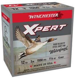 Winchester Winchester WEX1234 Super-X Xpert Shotshell 12 GA, 3 in, No. 4, 1-1/8oz, 1550 fps, 25 Rnd per Box