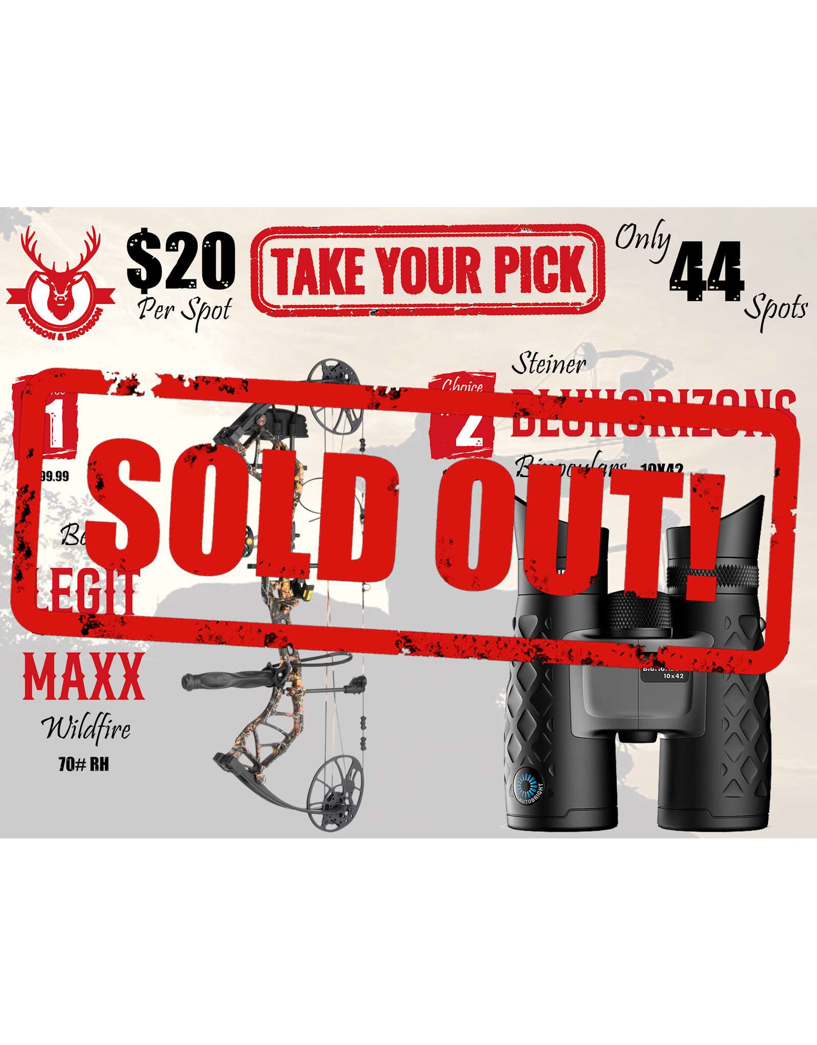 DRAW #1746 - Take Your Pick - Bear OR Steiner!