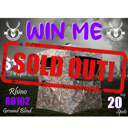 DRAW #1755 - WIN ME - Rhino 102 Ground Blind! ROUND 4