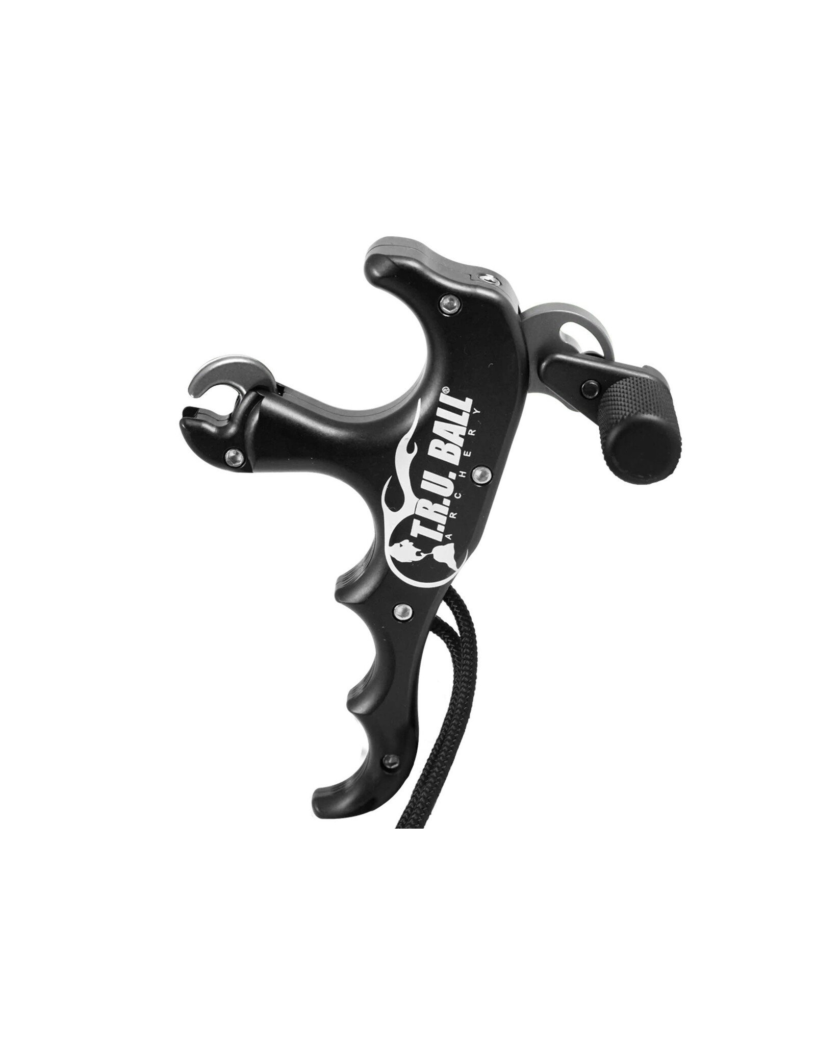 T.R.U. Ball Archery T.R.U. Ball St4lk'r - 4 Finger Thumb Release w/Lanyard - Black