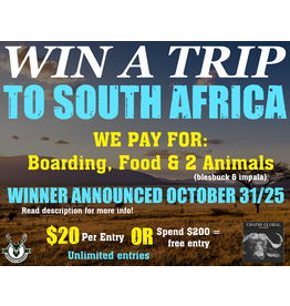 Win a Hunting Trip of a Lifetime to SOUTH AFRICA!