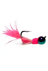 kenders Kenders PINK/WHITE/RAINBOW METALLIC TUNGSTEN AKUA JIG FLARE