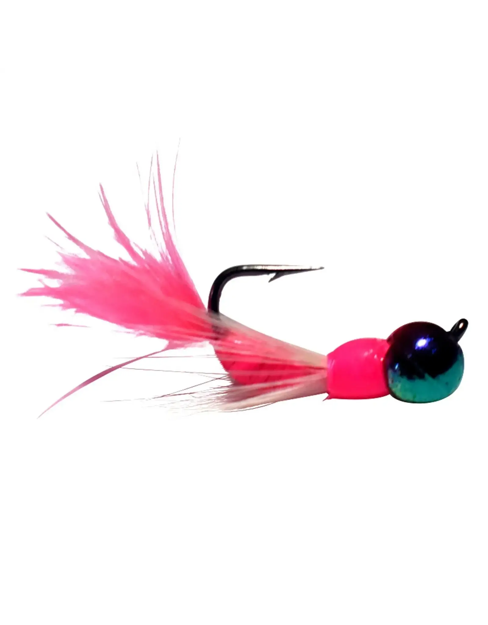 kenders Kenders PINK/WHITE/RAINBOW METALLIC TUNGSTEN AKUA JIG FLARE