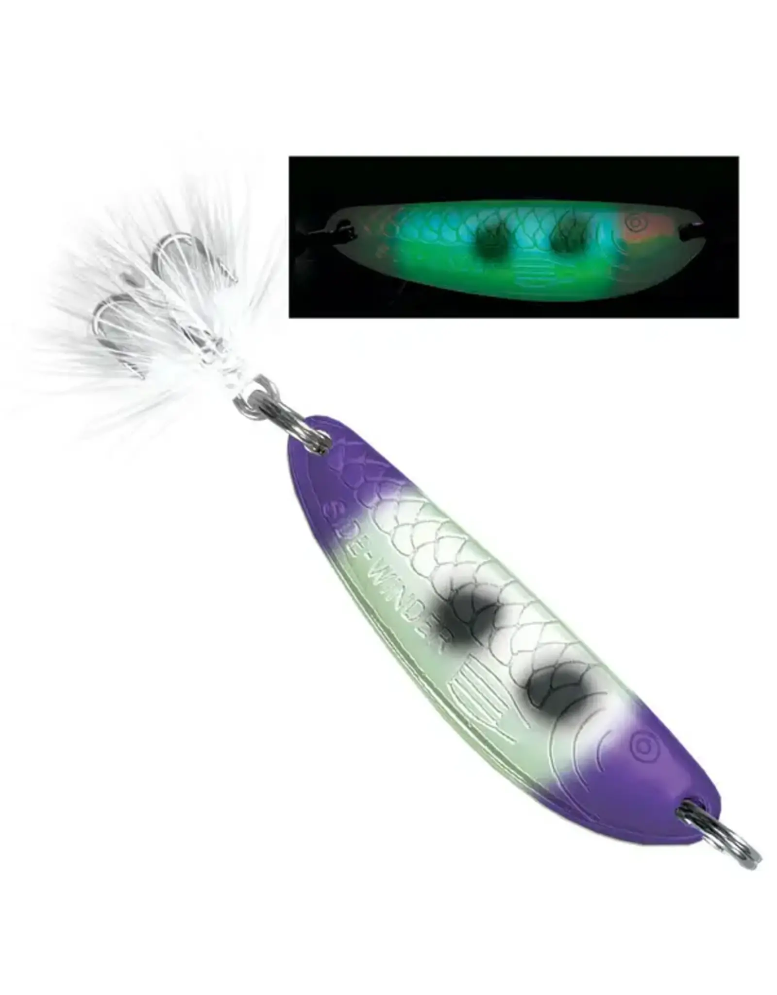 ACME Acme Ice Winder Flutter Spoon 1/4oz - MG Purple Squirrel