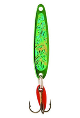 Bay de Noc Bay De Noc Swedish Pimple Spoon 1/4oz #4 - Green Ice