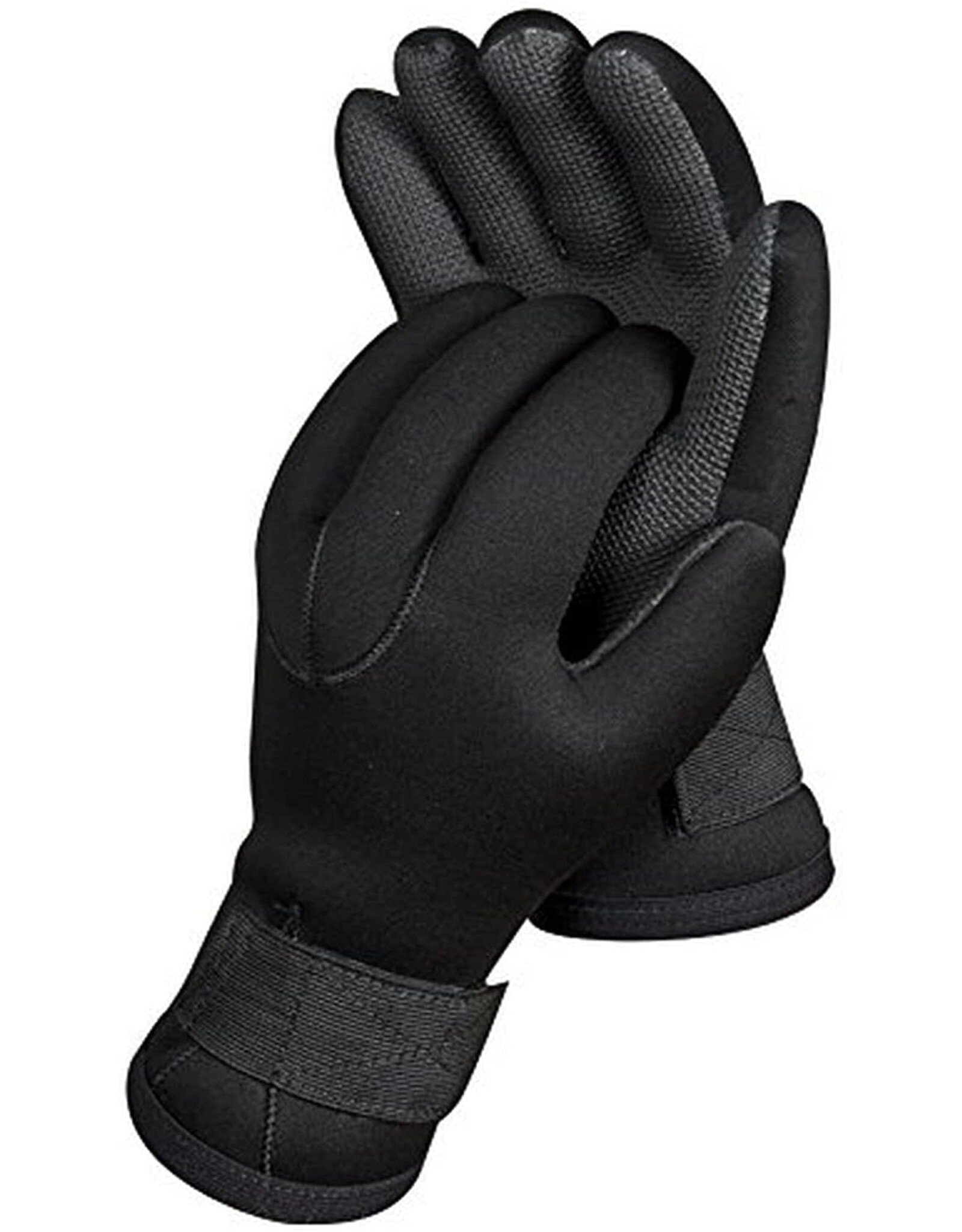 celsius Celsius Deluxe Neoprene/Fleece DNG-L Fishing Gloves Water Resistant, Large, Black
