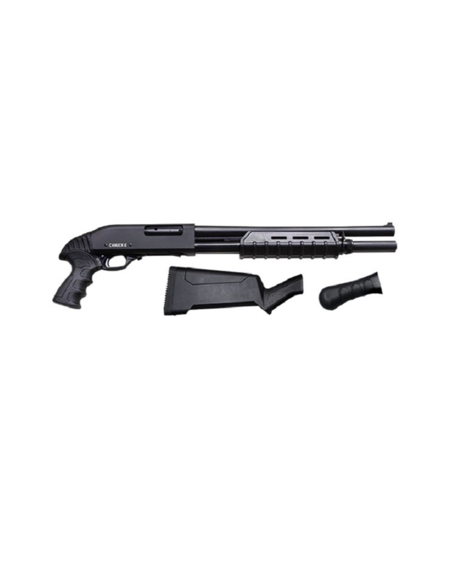 Canuck Firearms Canuck Enforcer Pump Action 12ga 3" Chamber 5+1 Capacity 17" Chromed Lined Barrel Stock Combo