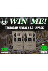 DRAW #1766 - WIN ME - Tactacam Reveal X 3.0 - 2 Pack! ROUND 8
