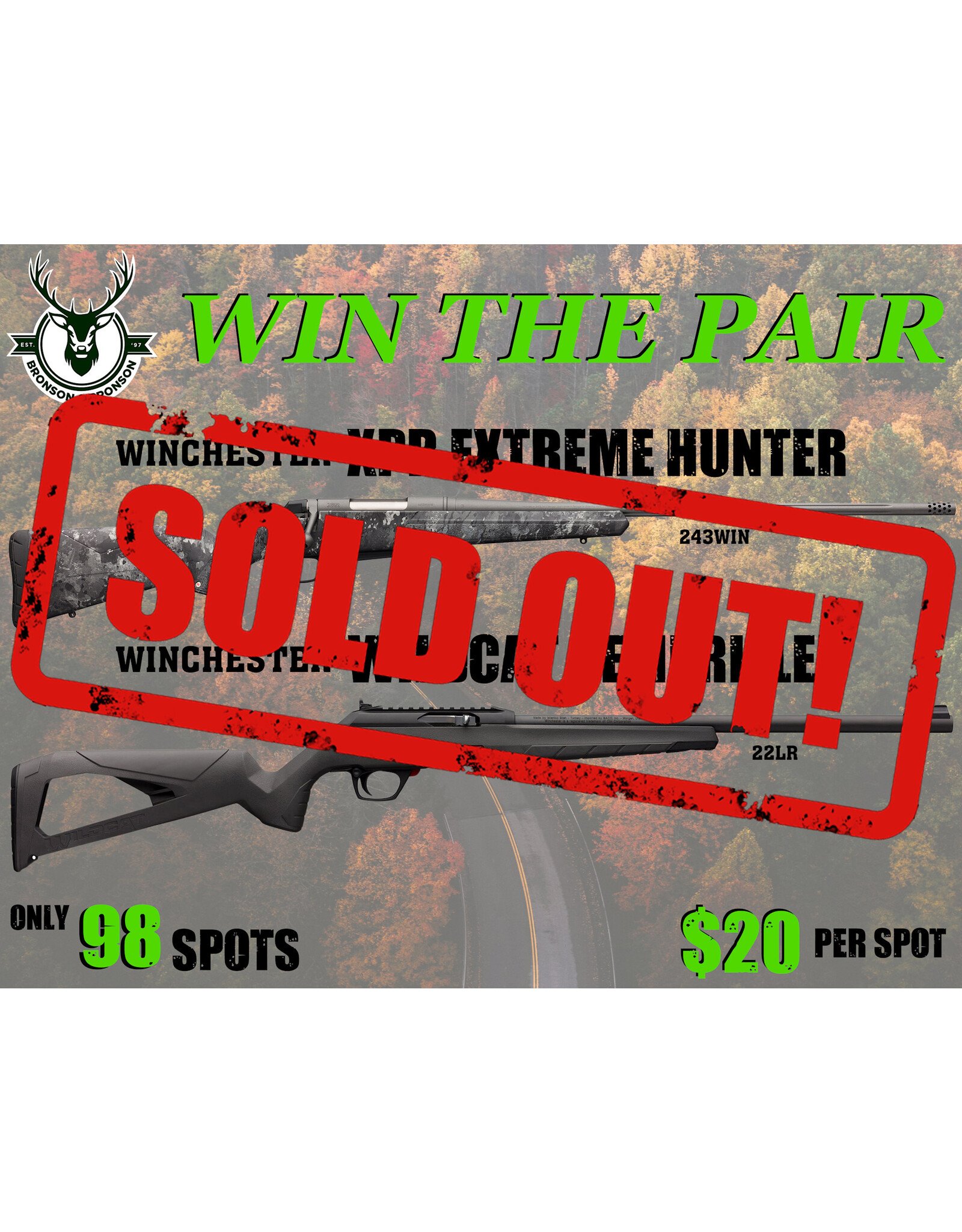 DRAW #1752 - WIN ME - Winchester XPR + Wildcat!