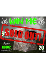 DRAW #1761 - WIN ME - Rhino 102 Ground Blind! ROUND 5