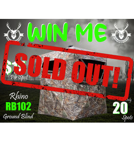 DRAW #1761 - WIN ME - Rhino 102 Ground Blind! ROUND 5