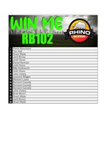 DRAW #1761 - WIN ME - Rhino 102 Ground Blind! ROUND 5