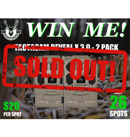 DRAW #1766 - WIN ME - Tactacam Reveal X 3.0 - 2 Pack! ROUND 8