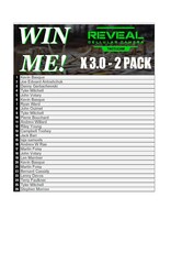 DRAW #1766 - WIN ME - Tactacam Reveal X 3.0 - 2 Pack! ROUND 8