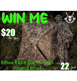 DRAW #1769 - WIN ME - RHINO RB24 GROUND BLIND! ROUND 2