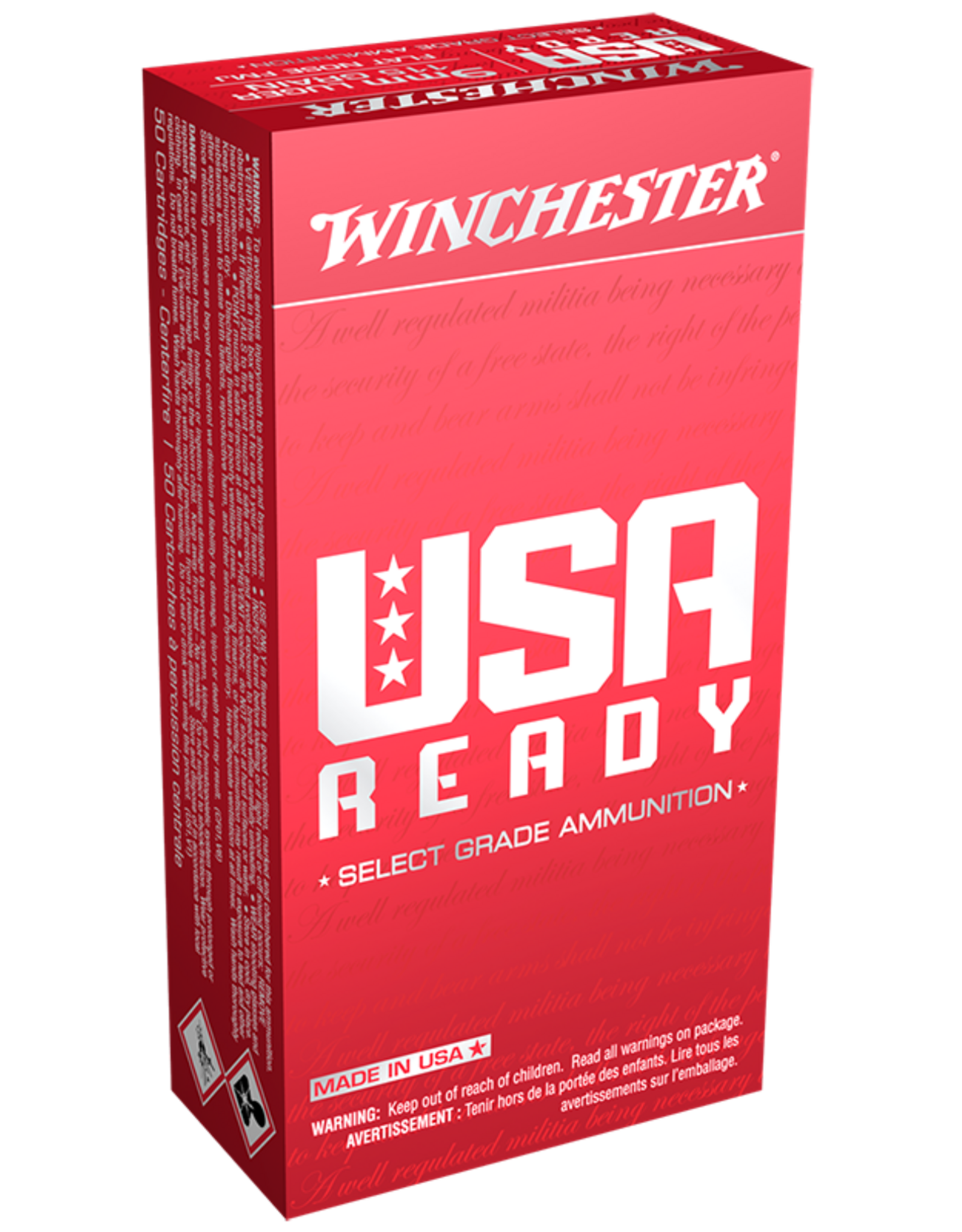 Winchester Winchester USA READY 9MM 115GR FMJ FLAT NOSE