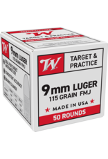 Winchester Winchester 9mm Luger 115gr FMJ 50rds W9MM50