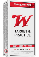 Winchester Winchester Q4171 Pistol Ammo 38 SPL, FMJ, 130 Gr, 800 fps, 50 Rnd, Boxed