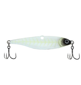 Berkley Berkley Vibrato Jigging Bait, 2 1/4", 1/2 Oz Treble Hooks, Ghostescent