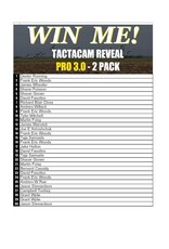 DRAW #1768 - WIN ME - Tactacam PRO 3.0 - 2 Pack
