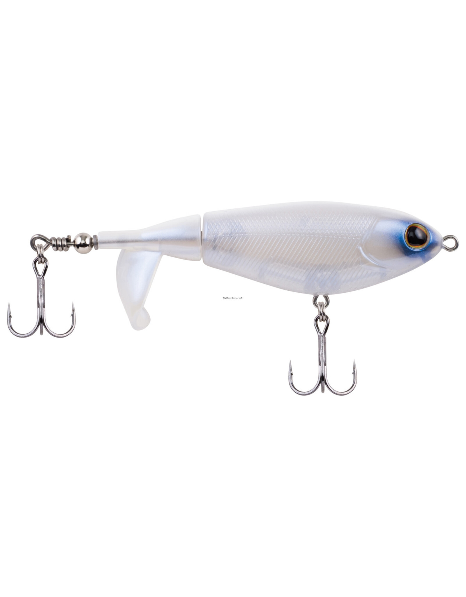 Berkley Berkley BHBCP120-GHW Choppo 120, top water use designed for explosive action, 4 1/4'', sz 2 Fusion19 treble, Ghost White