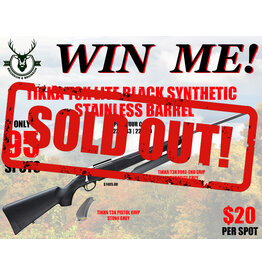 DRAW #1763 - WIN ME - Tikka T3X Lite (Stainless Barrel) + 2 Grips!