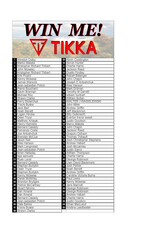 DRAW #1763 - WIN ME - Tikka T3X Lite (Stainless Barrel) + 2 Grips!
