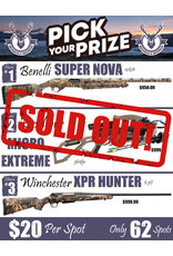 DRAW #1770 - Pick Your Prize - Benelli, Excalibur OR Winchester!