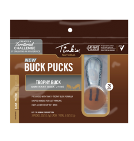 Tink's Tink's TROPHY BUCK Dominant Duck Urine BUCK PUCKS 3ct W6342