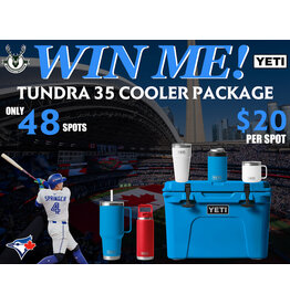 DRAW #1779 - WIN ME - Yeti 35 Package - Blue Jays Themed!