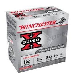 Winchester Winchester Super X 12GA 2 3/4" 1330fps 1 1/4oz #4 X124
