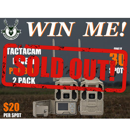 DRAW #1775 - WIN ME - Tactacam PRO 3.0 - 2 Pack ROUND 3