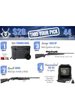 DRAW #1781 - Take Your Pick - Yeti, Benelli, Savage OR Humminbird! DRAW #1781 - Take Your Pick - Yeti, Benelli, Savage OR Humminbird!