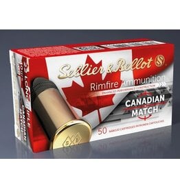 Sellier & Bellot Sellier & Bellot Sellier & Bellot 22 LR Canadian Match Standard Velocity Ammunition Box of 50