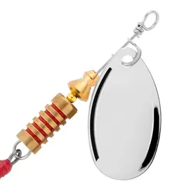 south bend South Bend Bad Axe Spinner 1/4oz Silver Number 3, SB-BA14-S