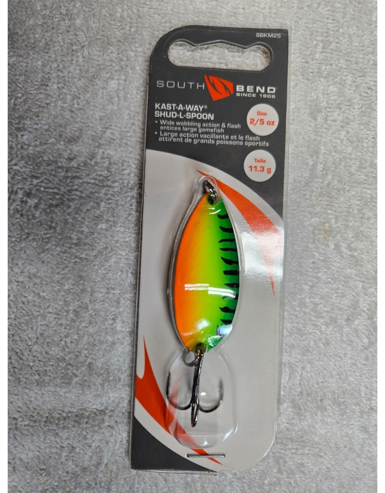 south bend South Bend SBKM25-FRT Kast-A-Way Shud-L Spoon 2/5oz Firetiger
