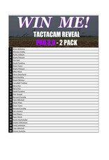 DRAW #1777 - WIN ME - Tactacam PRO 3.0 - 2 Pack ROUND 4