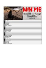 DRAW #1780 - WIN ME - RHINO 180 BLIND! ROUND 4