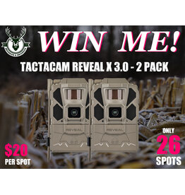 DRAW #1787 - WIN ME - Tactacam Reveal X 3.0 - 2 Pack! ROUND 9