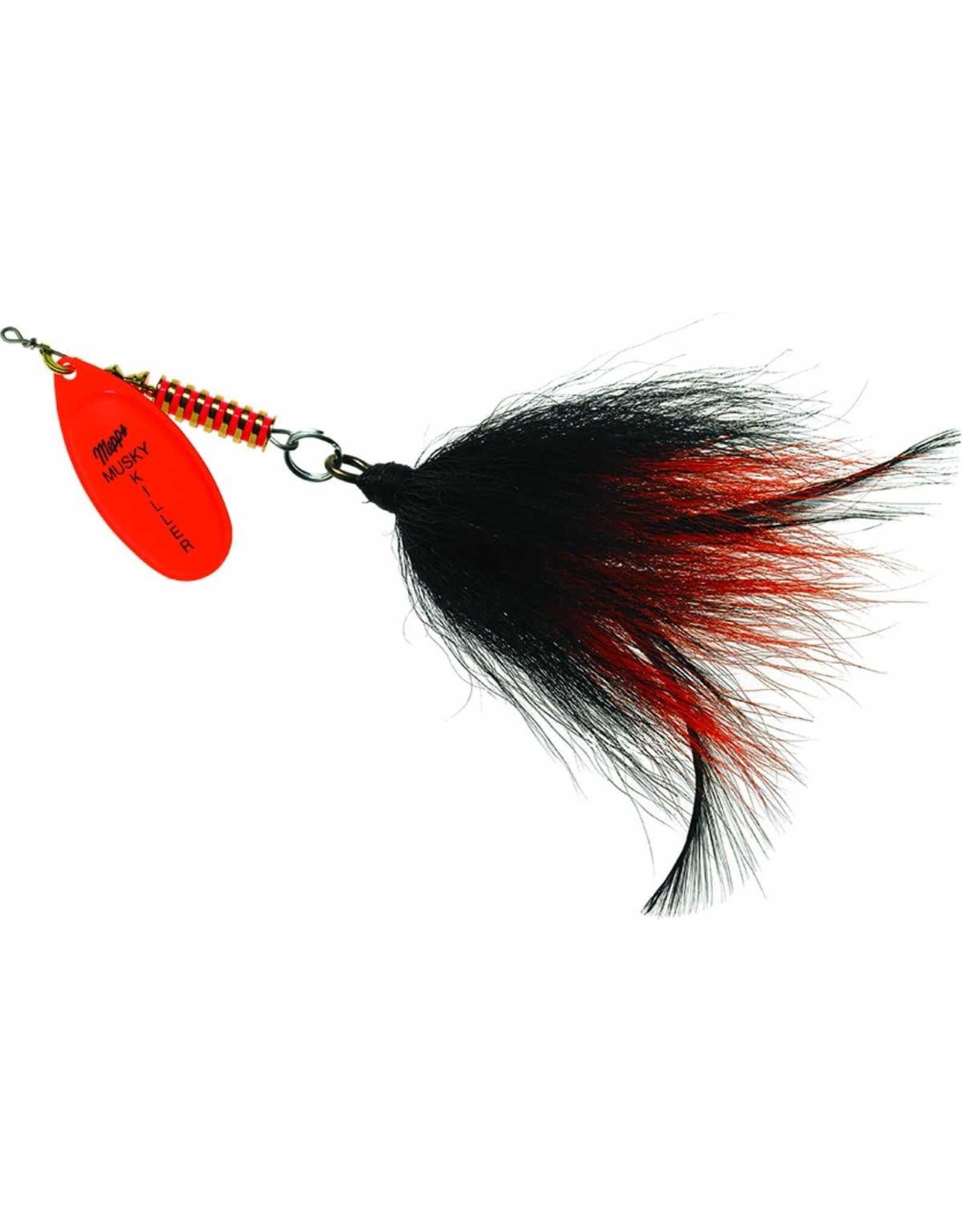 Mepps Mepp's BM HO-BO MuskyKiller-Bucktail, 3/4-Ounce, Hot Orange