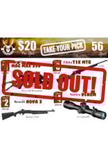 DRAW #1782 - Take Your Pick - Excalibur, Benelli, Tikka OR Vortex!