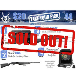 DRAW #1781 - Take Your Pick - Yeti, Benelli, Savage OR Humminbird!