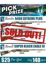 DRAW #1778 - Pick Your Prize - Beretta, Sako OR Benelli!