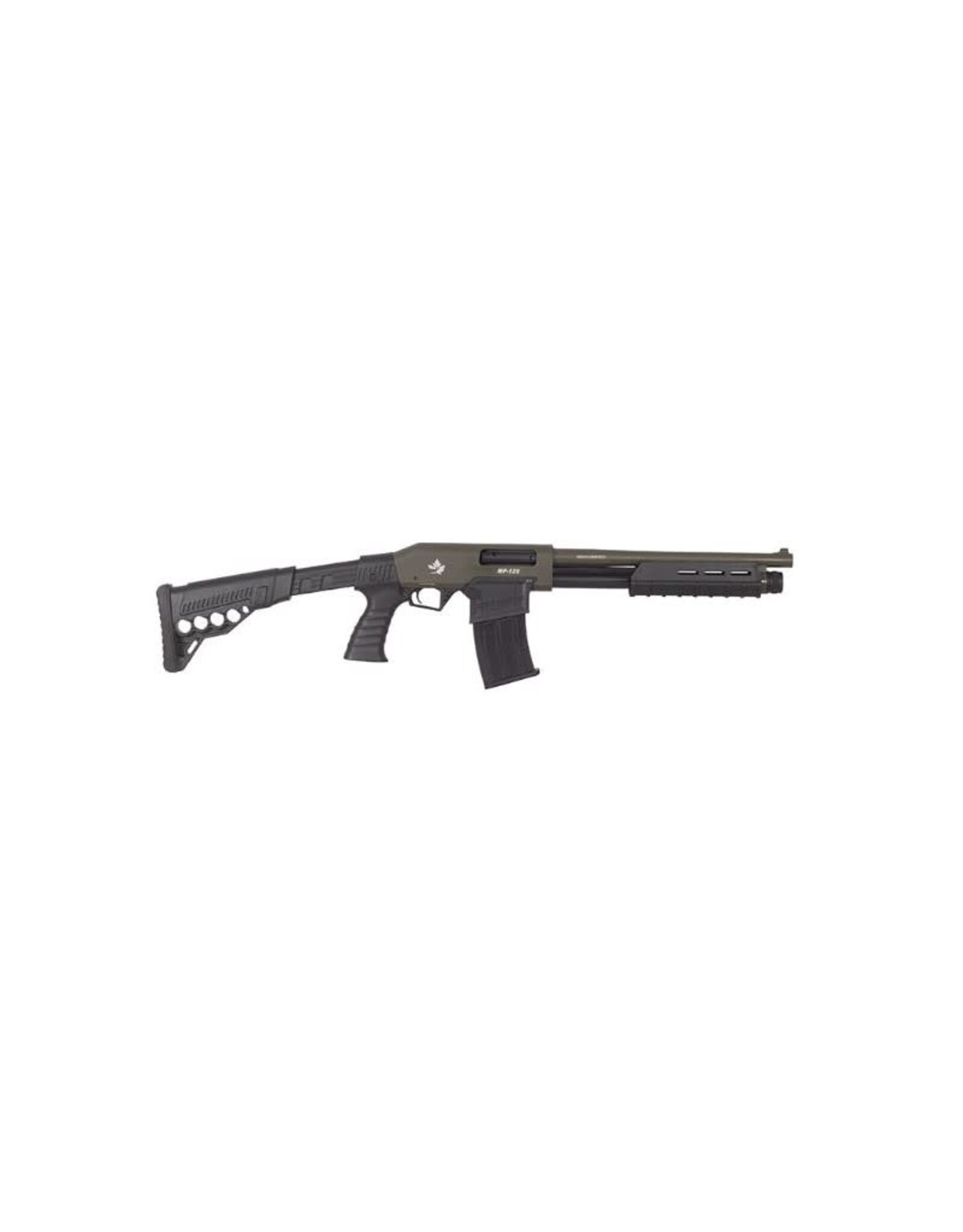 dm arms DM Arms - MP12-X, Pump Action Shotgun, 12 Ga, 13" Bbl, 5 Pc Choke Set, ODG Syn Stock, Includes 2-10 rnd Mag