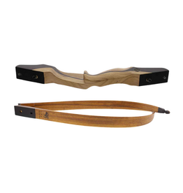 Galaxy Ursa Takedown Riser 18" Right / Galaxy Ursa Clear Glass Takedown Limbs 30lbs