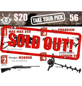 DRAW #1786 - Take Your Pick - Excalibur, Stoeger, Bear OR StrikeMaster!