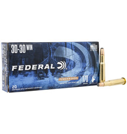 Federal Federal Power Shok 30-30 Win Rifle Ammo, 170gr JSP – 20 Rds