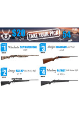 DRAW #1792 - Take Your Pick - Winchester, Savage, Stoeger OR Mossberg!