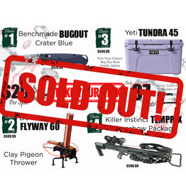 DRAW #1790 - Take Your Pick - Benchmade, Do All, Yeti OR Killer Instinct!