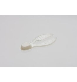 Zoom Zoom 037045 Super Chunk Jig Trailer, 3 1/2", 5Pk, White Pearl